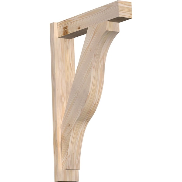 Ekena Millwork Funston Block Smooth Outlooker, Douglas Fir, 5 1/2"W x 24"D x 36"H OUT06X24X36FST05SDF - main
